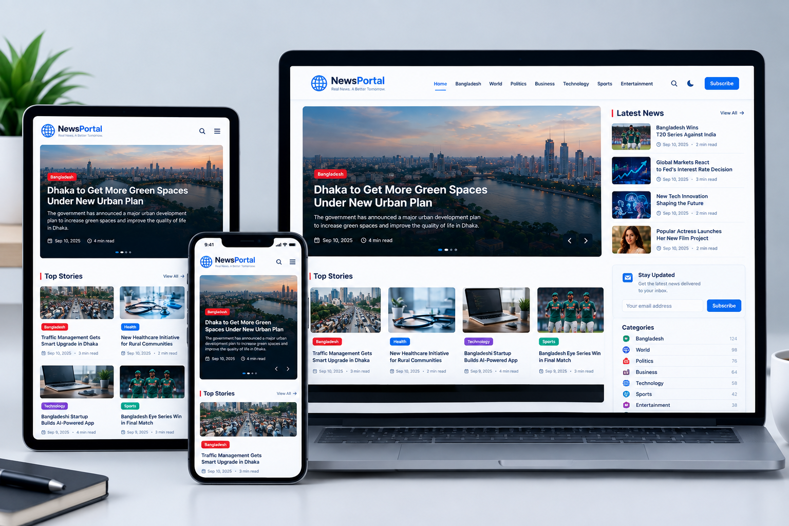 Dynamic News Portal
